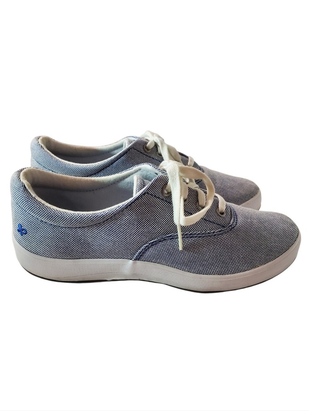Grasshoppers Janey Seasonal Blue White Comfort Women's Sneakers Size 6.5M